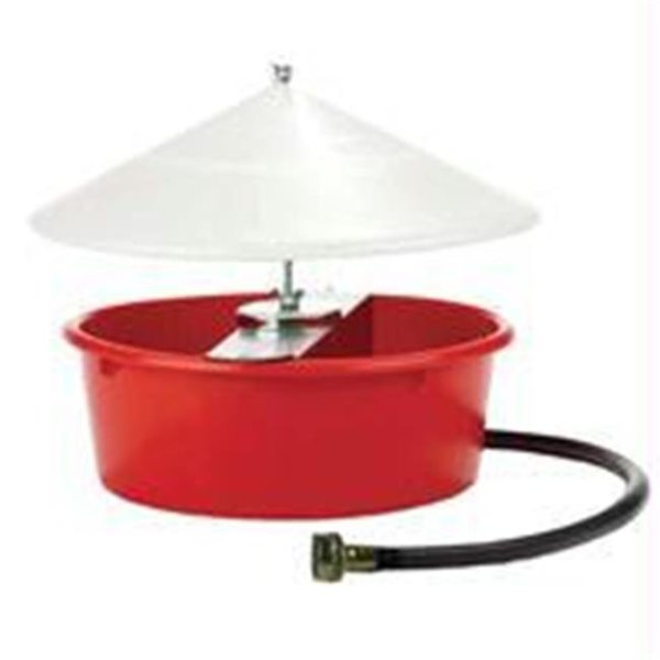 Miller Mfg Co Miller Mfg Co Inc Little Giant Automatic Poultry Waterer- Red 5 Quart - 166386 957763